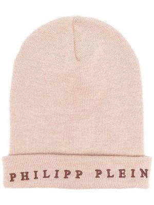 Mütze mit stickerei Philipp Plein beige