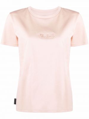 T-krekls Woolrich rozā