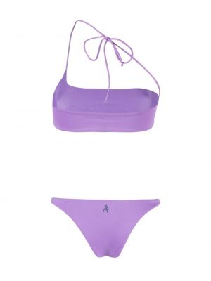 Bikini asymétrique The Attico violet