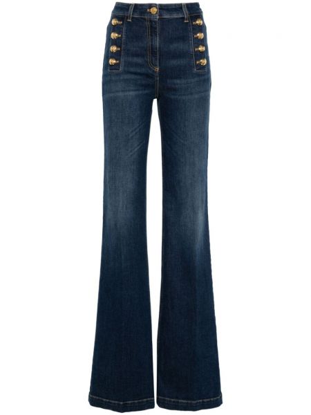 Flared jeans Elisabetta Franchi blå