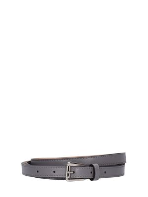 Cinturón de cuero Michael Kors Collection gris