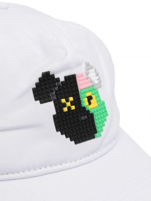 Casquette Mostly Heard Rarely Seen 8-bit blanc