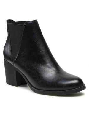 Členkové topánky Clara Barson čierna