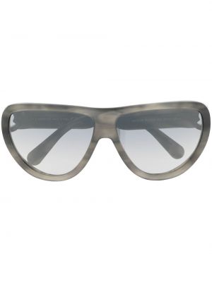 Oversized slnečné okuliare Moncler Eyewear sivá