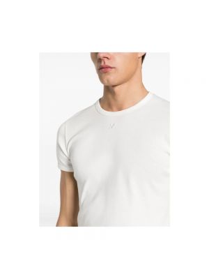 Camiseta de tela jersey Courrèges blanco