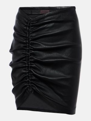 Δερμάτινη φούστα Stouls μαύρο