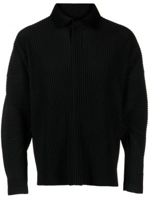 Плисиран пуловер Homme Plissé Issey Miyake черно