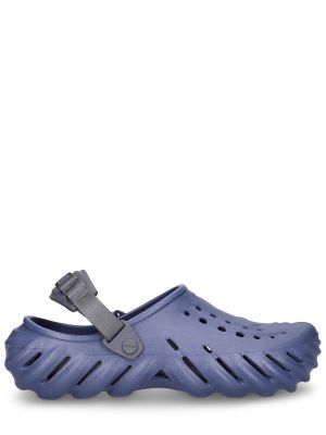 Zuecos Crocs azul