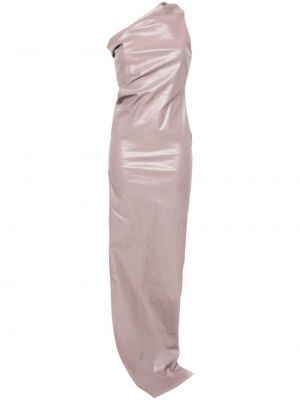 Dlouhé šaty Rick Owens růžové