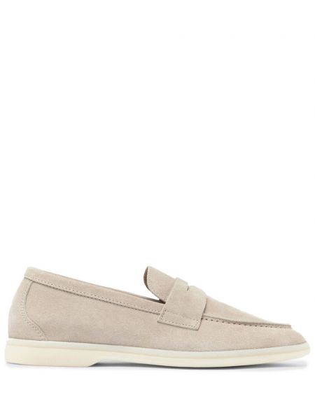 Leder loafers Scarosso beige