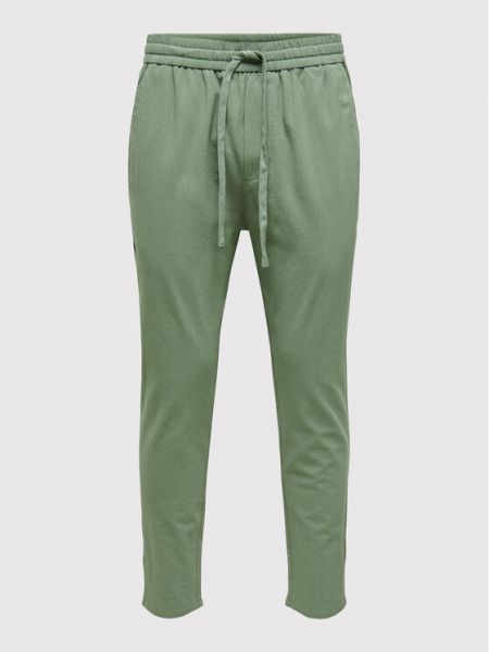Kalhoty Only & Sons zelené