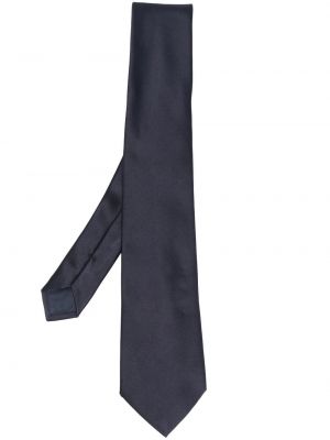 Cravată de mătase Giorgio Armani albastru