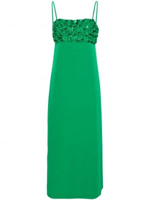 Вечерна рокля с пайети P.a.r.o.s.h. зелено