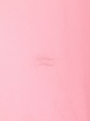 Chiffon schal mit stickerei Ermanno Scervino pink