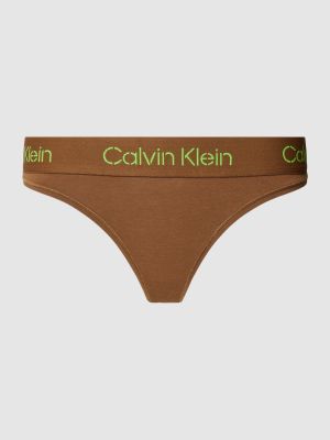 Slipy Calvin Klein Underwear beżowe