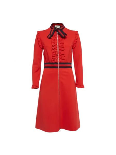 Sukienka retro Gucci Vintage czerwona