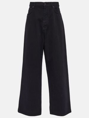 Low waist jeans ausgestellt Balenciaga schwarz