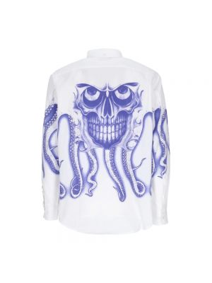 Hemd mit langen ärmeln Octopus weiß