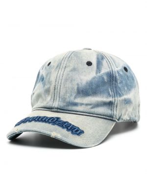 Cappello con visiera ricamato Ground Zero blu