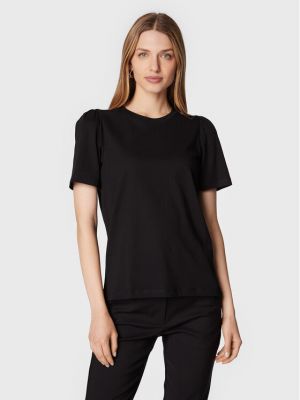 Priliehavé tričko Msch Copenhagen čierna