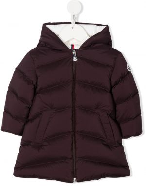 Parkas för tjejer Moncler Enfant lila