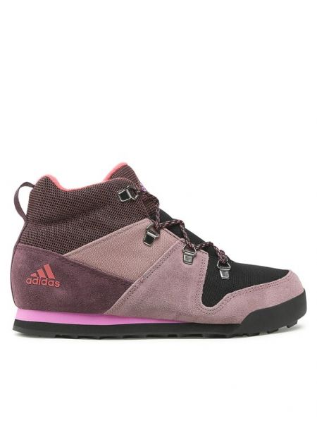 Kotníkové boty Adidas fialové