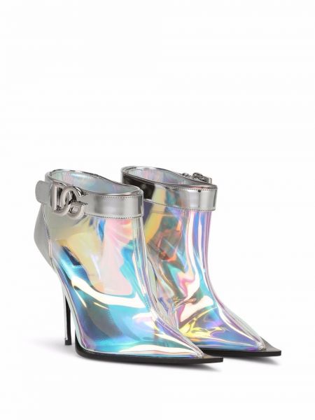 Ankle boots Dolce And Gabbana srebrne