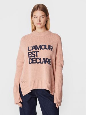 Sweter Zadig&voltaire różowy