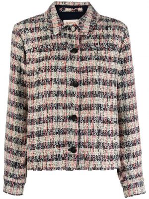 Tweed lang jakke Scotch & Soda rosa