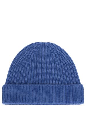Кашемировая шапка Cruciani синяя