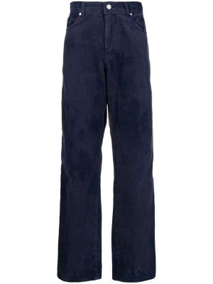 Панталон от рипсено кадифе с шипове Afb синьо