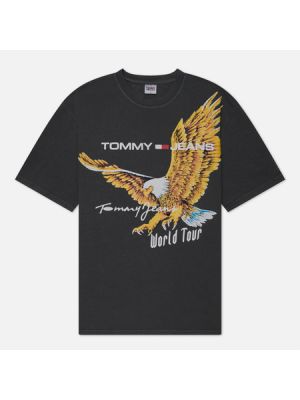 Мужская футболка Tommy Jeans Script Vintage Eagle, L серый