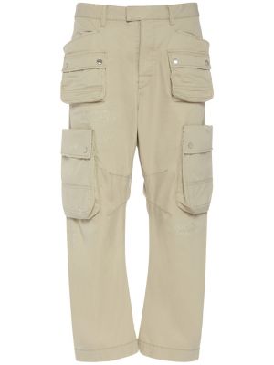Pantalones cargo de algodón con bolsillos Dsquared2
