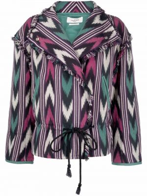 Куртка с принтом Isabel Marant Etoile, фиолетовый