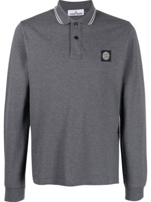 Poloskjorte Stone Island grå