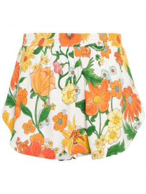 Kratke hlače s cvetličnim vzorcem s potiskom Stella Mccartney