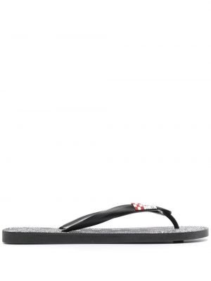 Trykt flip-flops Mc2 Saint Barth svart