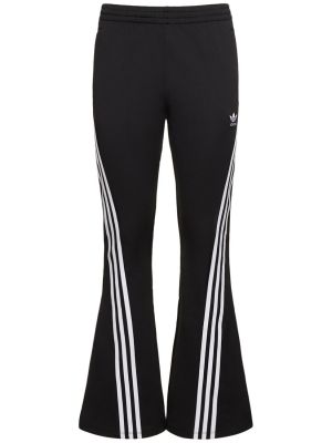 Pantalones de chándal de algodón Adidas Originals negro