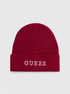Красная шапка Guess