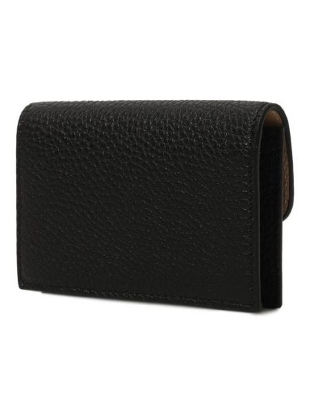 Кожаный кошелек Giorgio Armani черный