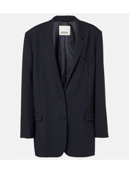 Randig blazer Isabel Marant blå