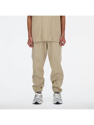 Pantalon de joggings en coton New Balance beige