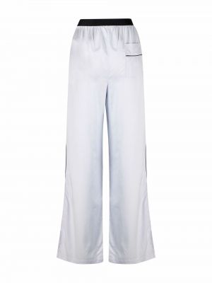 Pantalones con bordado Karl Lagerfeld azul