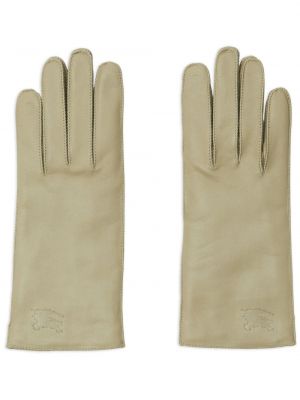 Δερμάτινα γάντια Burberry μπεζ