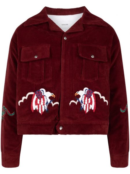 Traper jakna s printom Rhude smeđa