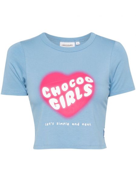 T-shirt Chocoolate blå