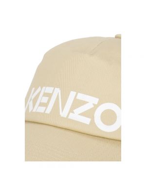 Gorra de algodón Kenzo beige