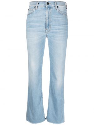 Relaxed fit flare jeans med hög midja Haikure blå