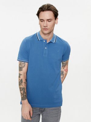 Polo marškinėliai Geox mėlyna