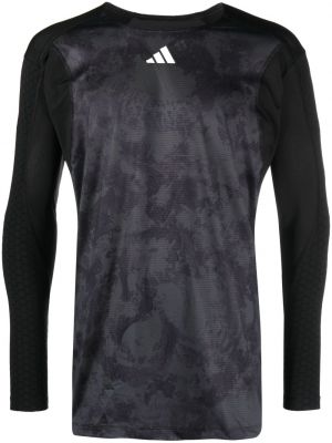 Majica s potiskom z abstraktnimi vzorci Adidas Tennis